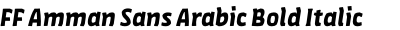 FF Amman Sans Arabic Bold Italic